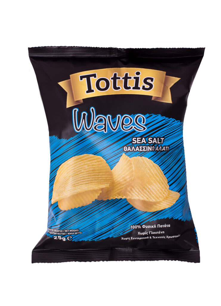 Chips karbowana Sól morska 25g