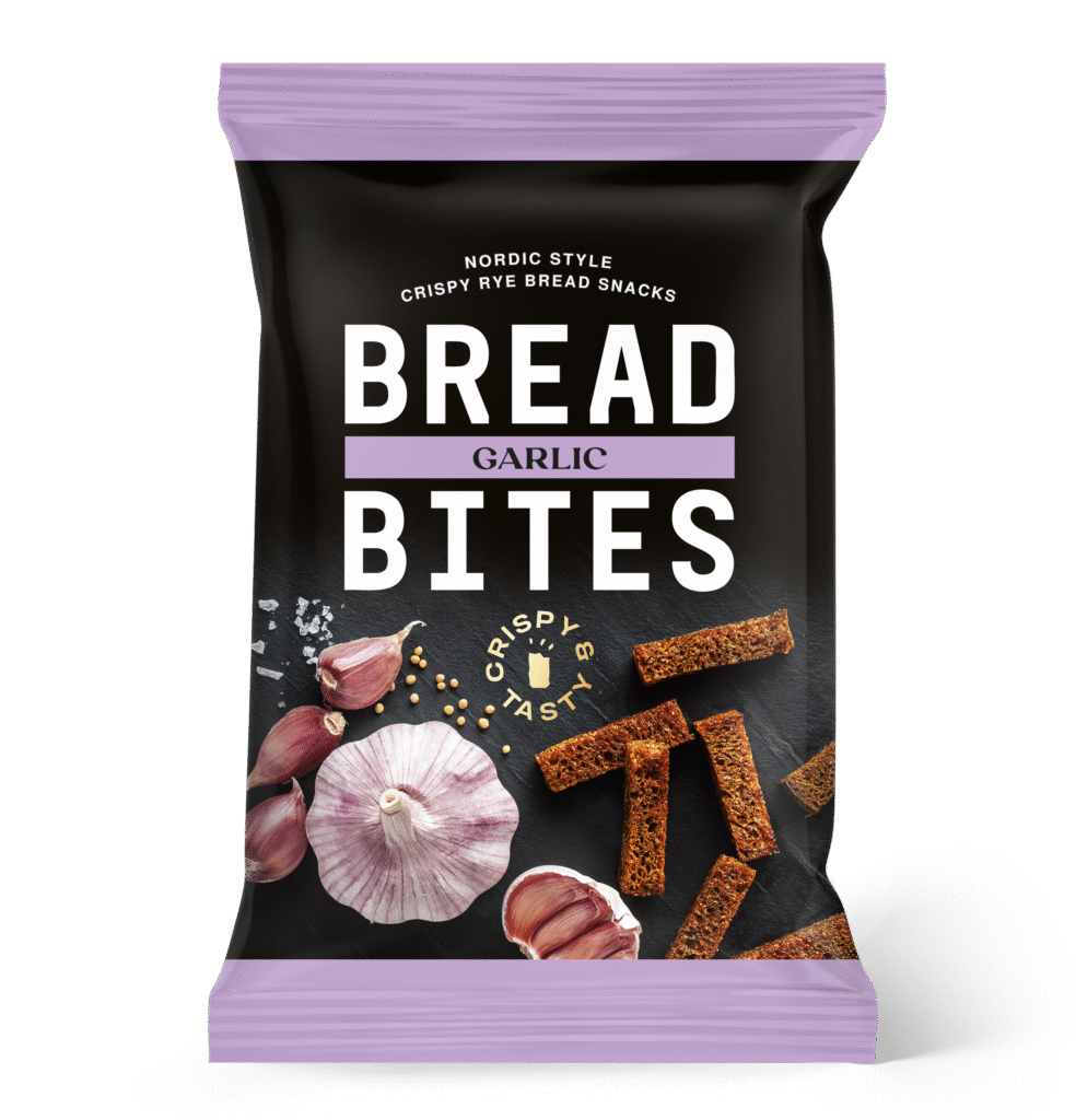 BREAD BITES chlebowe pałeczki CZOSNEK 80g