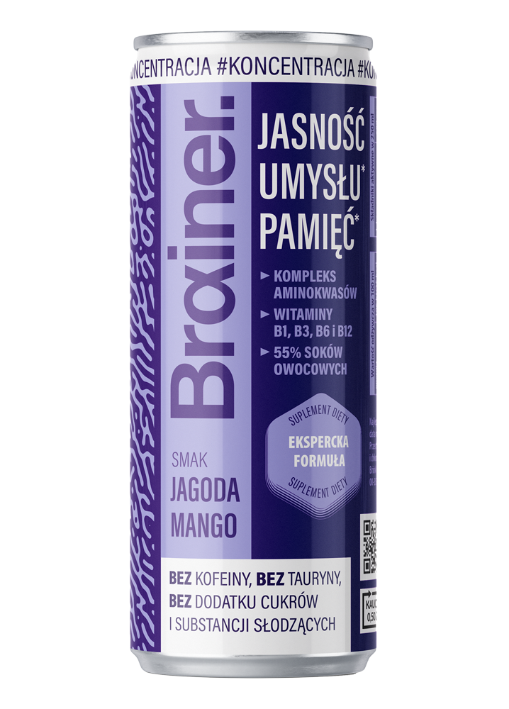Brainer Jagoda-mango 250ml